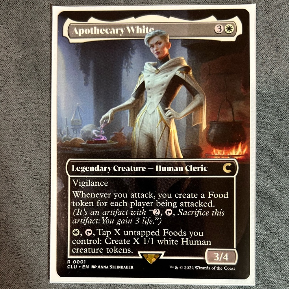 Magic: The Gathering Apothecary White Card Never played!